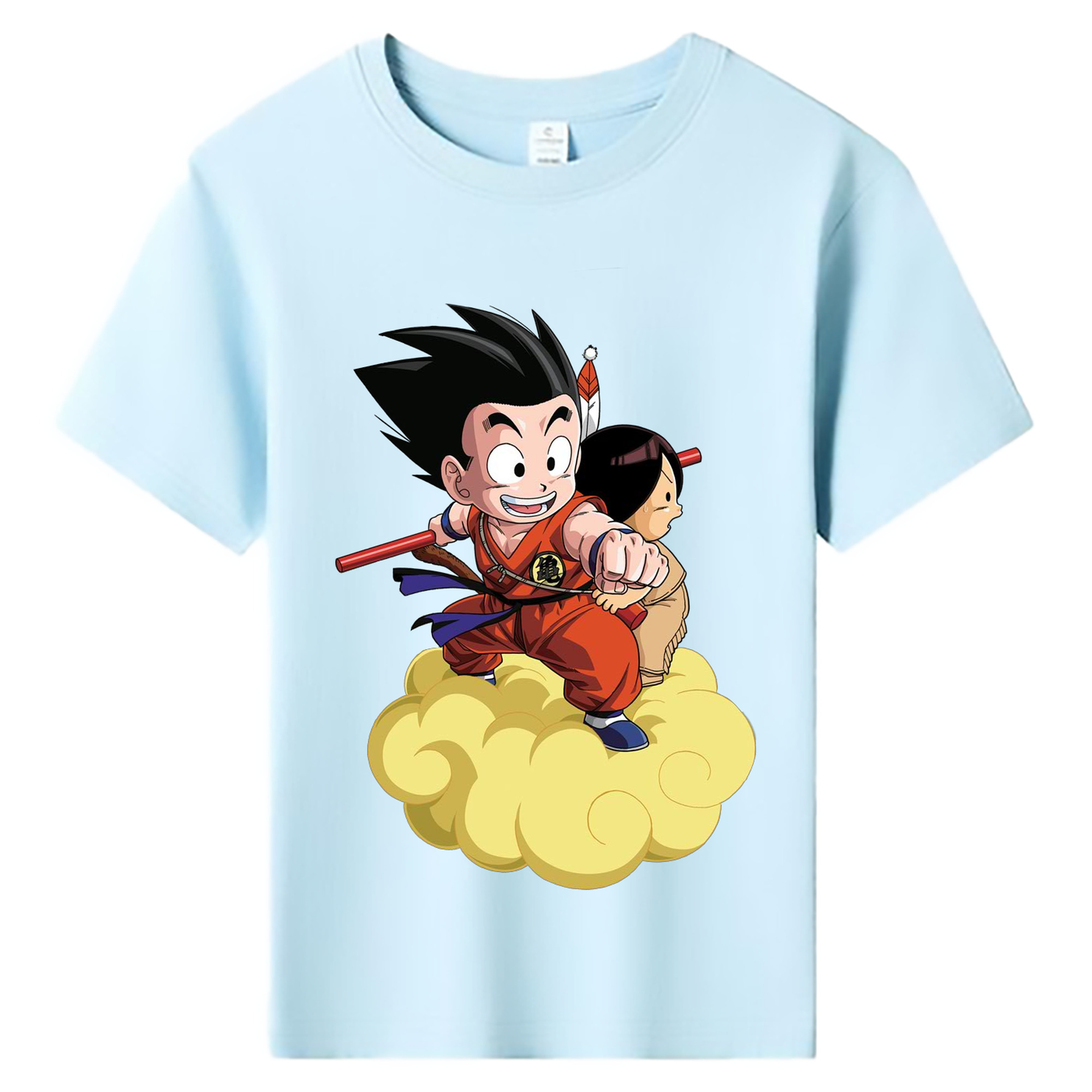 （画像用） ドラゴンボール 孫悟空（そん ごくう）Son Goku カカロット DRAGON BALL Kakarotto 綿100％キッズTシャツ（フロントプリント）